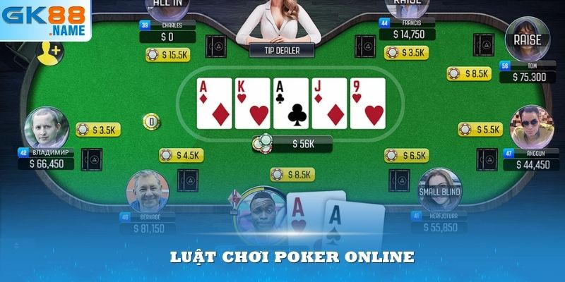 Nắm vững luật chơi Poker online để có thể trở thành tay bài xuất sắc